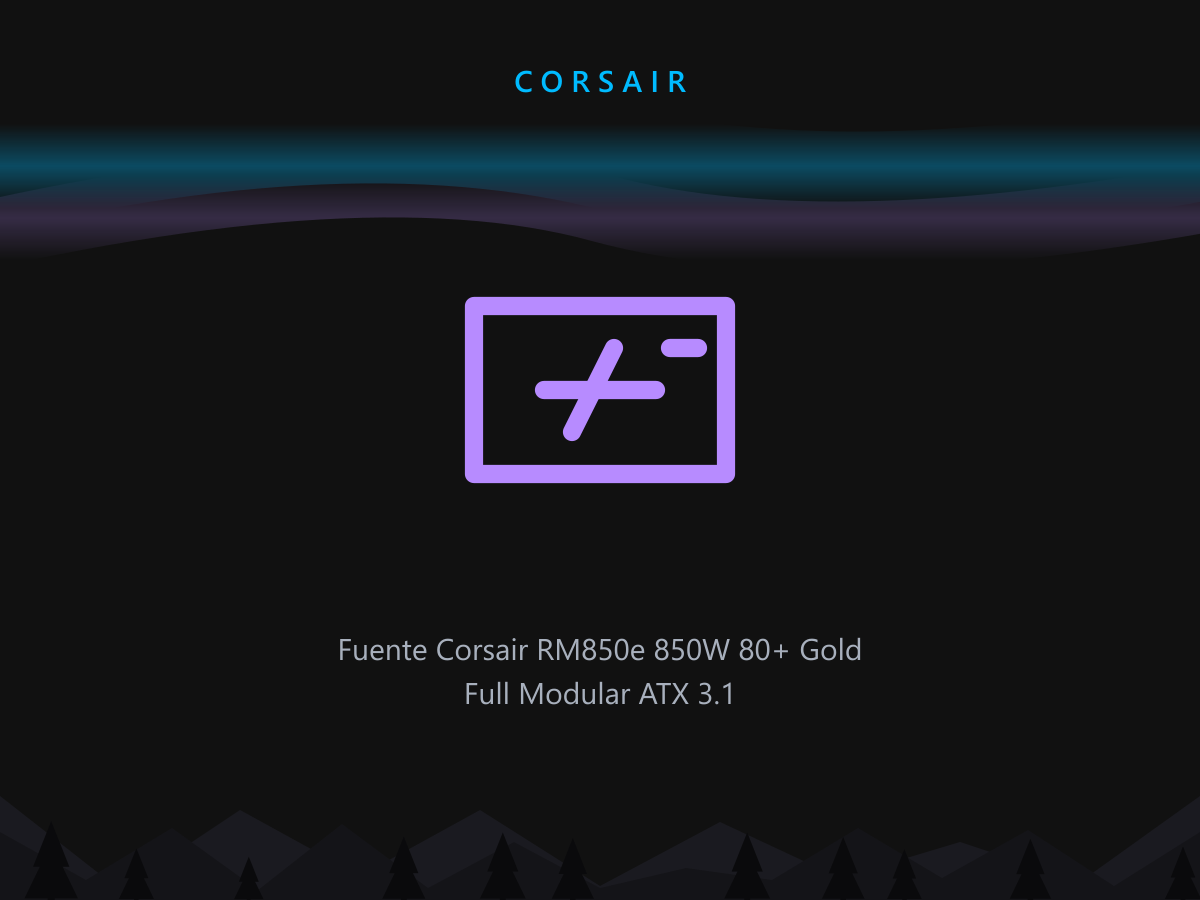 Fuente Corsair RM850e 850W 80+ Gold Full Modular ATX 3.1