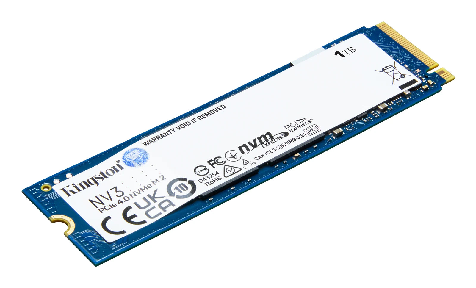 SSD NVMe 1TB Kingston NV3 Gen4 (6000 MB/s)