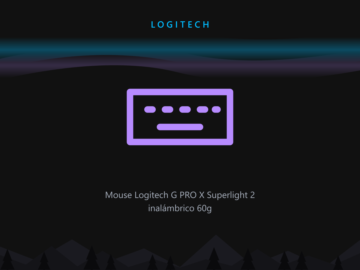 Mouse Logitech G PRO X Superlight 2 inalámbrico 60g